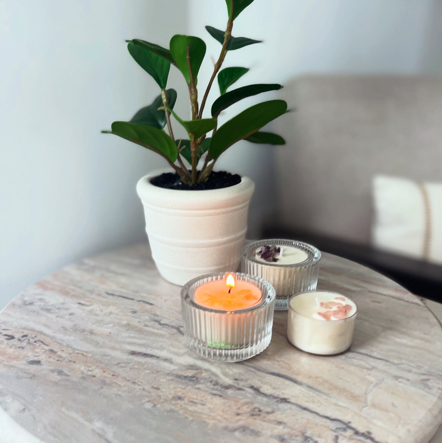 Prosperity Attraction-Citrine Infused Tealight Set