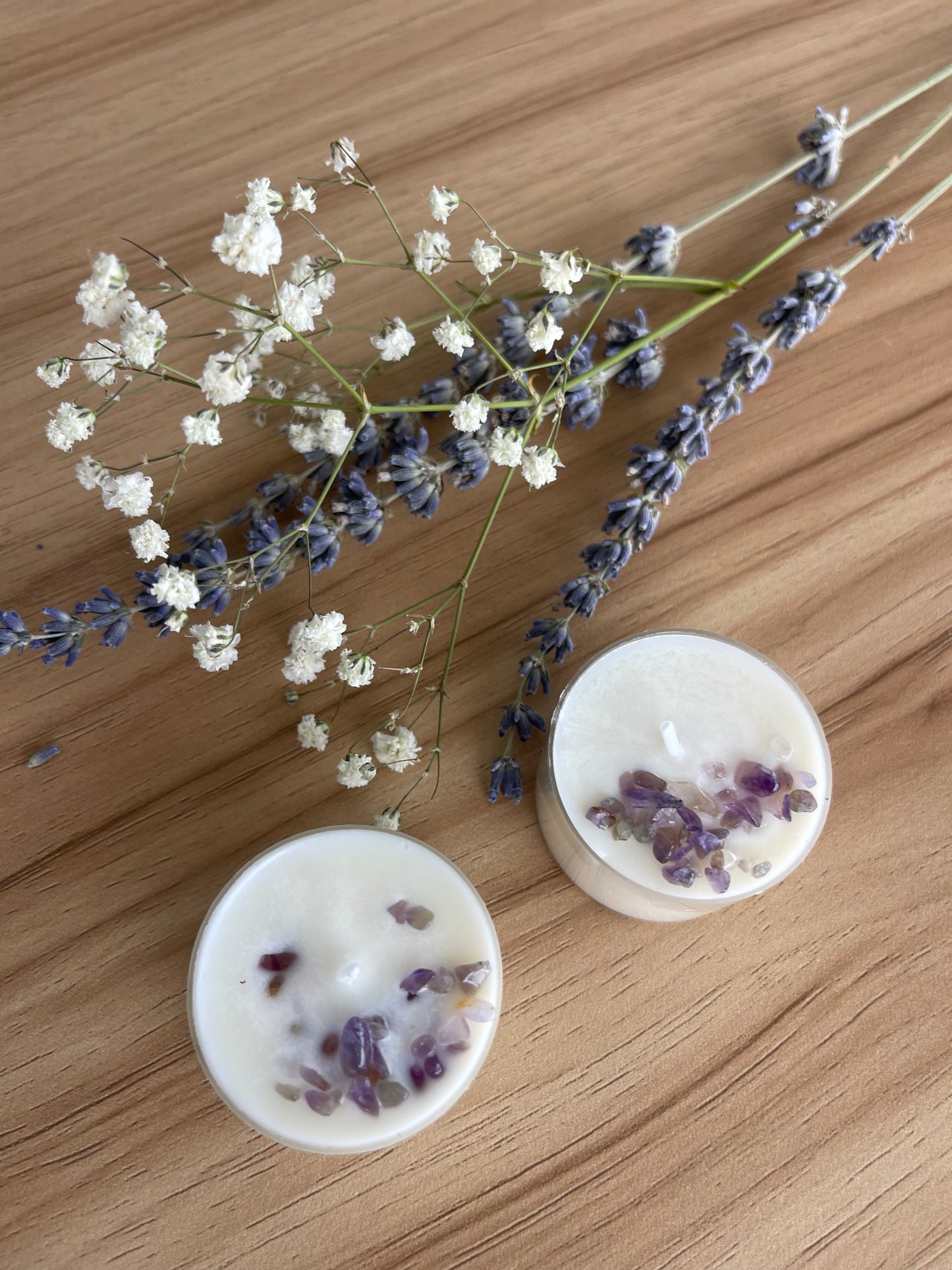 Clarity, Intuition and Inner-Self Discovery-Amethyst Infused Tealight Set