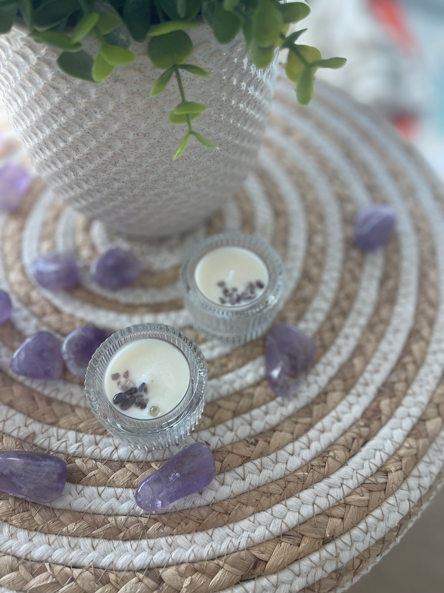 Clarity, Intuition and Inner-Self Discovery-Amethyst Infused Tealight Set