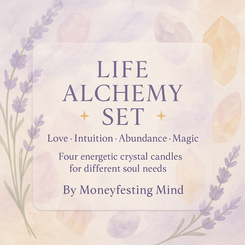 New Beginnings, Release, Change and Healing-Moon Stone Infused Set for Full Moon